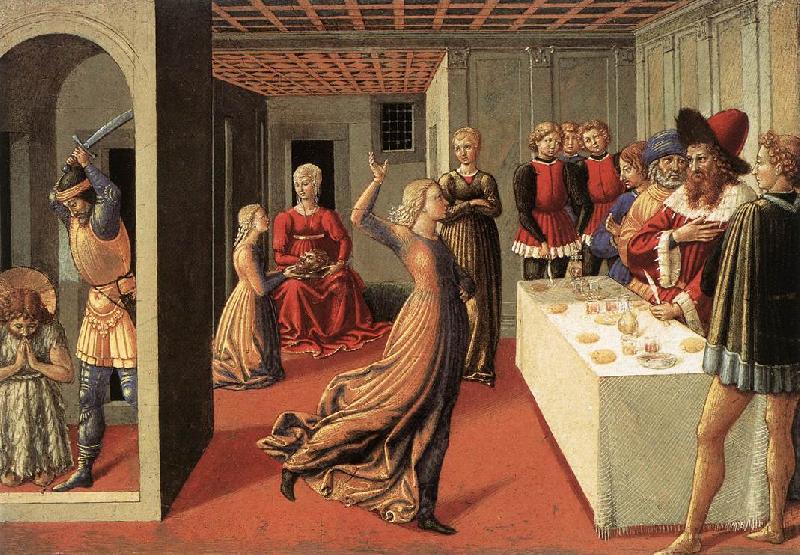 GOZZOLI, Benozzo The Dance of Salome  dfg oil painting picture